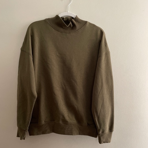 Olive Green Turtleneck - Picture 1 of 6